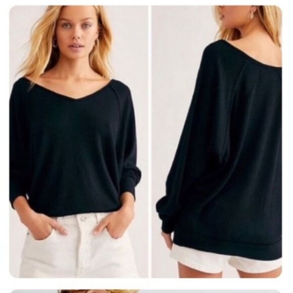 Free People Santa Clara Thermal Pullover - Picture 1 of 6